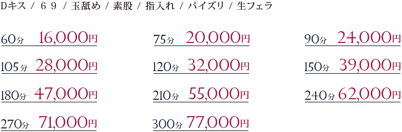 通常コース料金